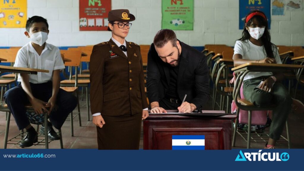 Bukele defiende las nuevas reglas de disciplina escolar en El Salvador