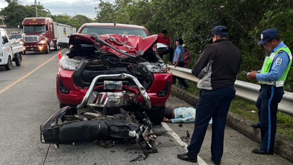 Muere pareja en accidente cuando regresaba de comprar en mercado de Managua