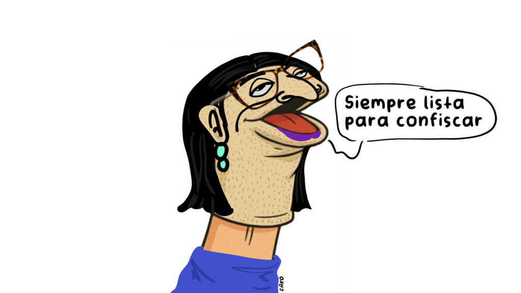 La Caricatura: Títere confiscador