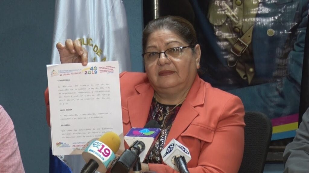 Ortega y Murillo completan la barrida de Alba Luz Torres y la sustituyen también del INSS