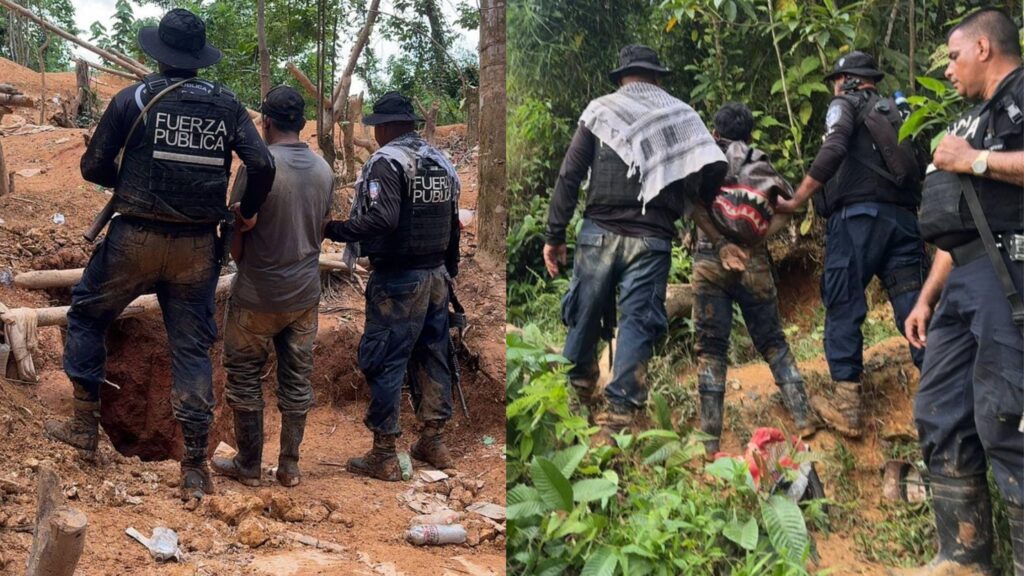 Detienen a 13 mineros nicaragüenses por extracción ilegal de oro en Crucitas