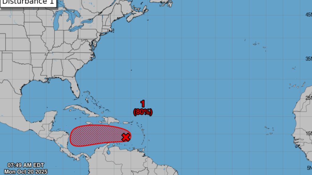 Onda tropical en el Caribe podría convertirse en tormenta y acercarse a Nicaragua
