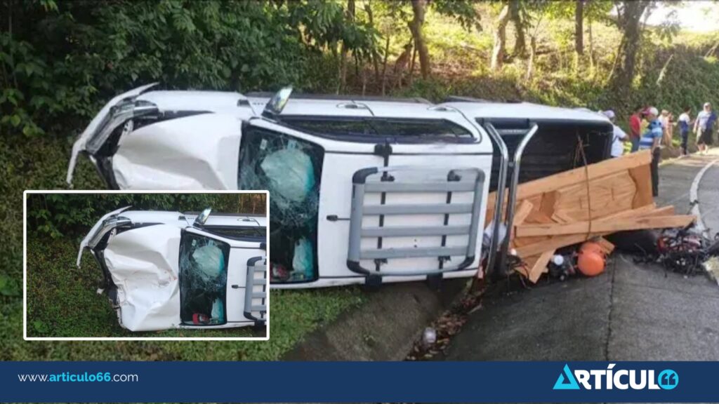 Choque mortal en Matagalpa: Dos motorizados fallecen en accidente con camioneta