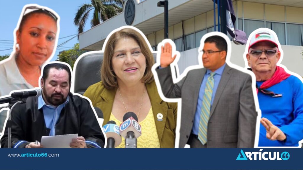 ¿Quiénes son los candidatos a magistrados judiciales de la dictadura Ortega-Murillo?