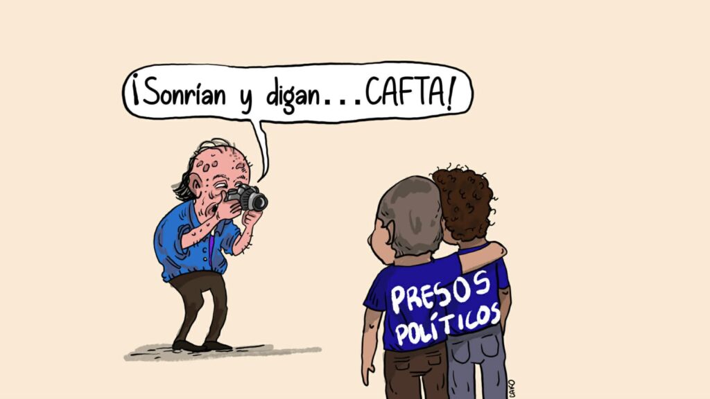 La Caricatura: Foto pantalla