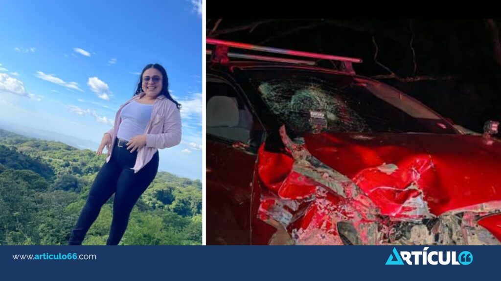 Joven madre muere en accidente de tránsito en la carretera de San Juan del Sur