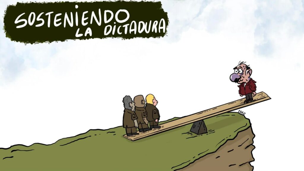 La Caricatura: Sosteniendo