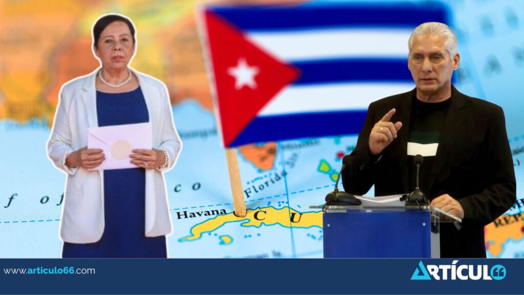 Oficializan traslado de Daysi Torres como embajadora en Cuba en medio de tensiones regionales