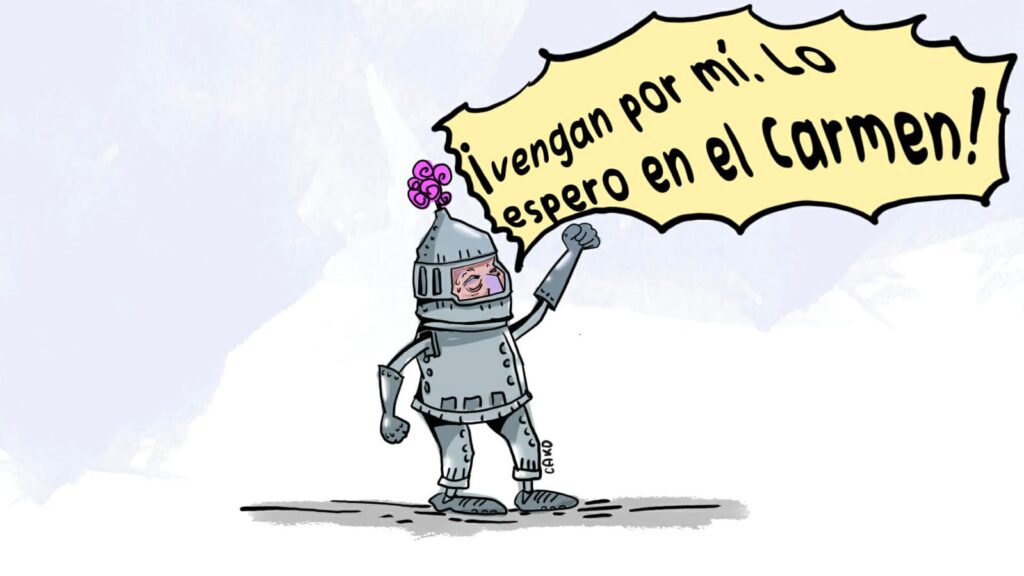 La Caricatura: El valiente dictador