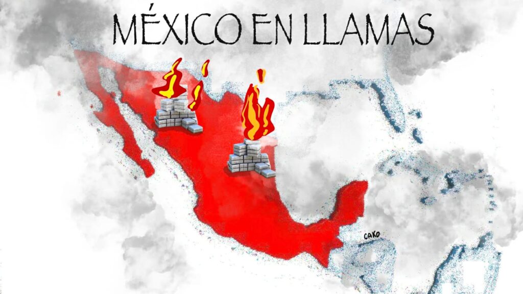 La Caricatura: En llamas