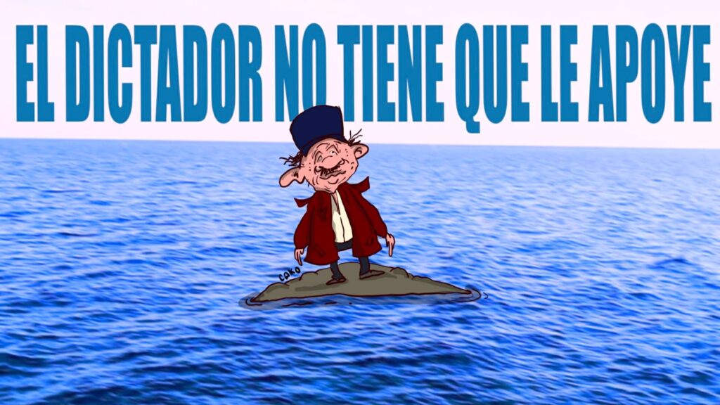 La Caricatura: El dictador abandonado