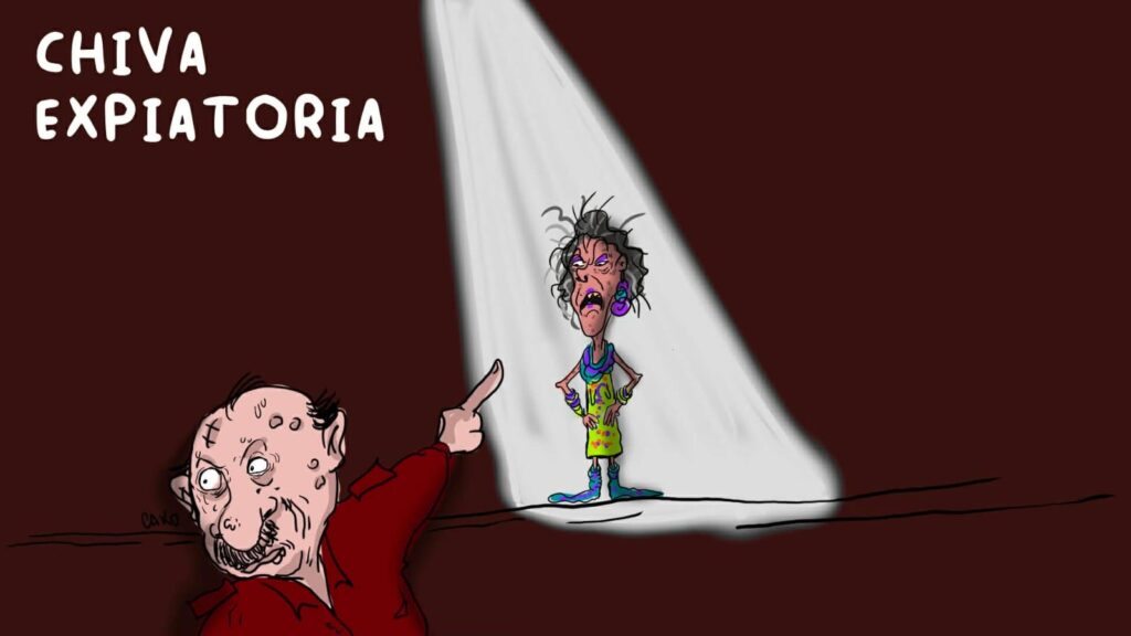 La Caricatura: Chiva expiatoria