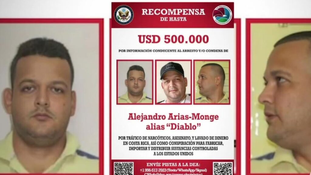 Jefe del OIJ de Costa Rica dice que narcotraficante «El diablo» se esconde en Nicaragua