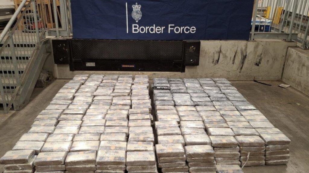 Reino Unido incauta 943 kg de cocaína en cargamento de banano provenientes de Nicaragua
