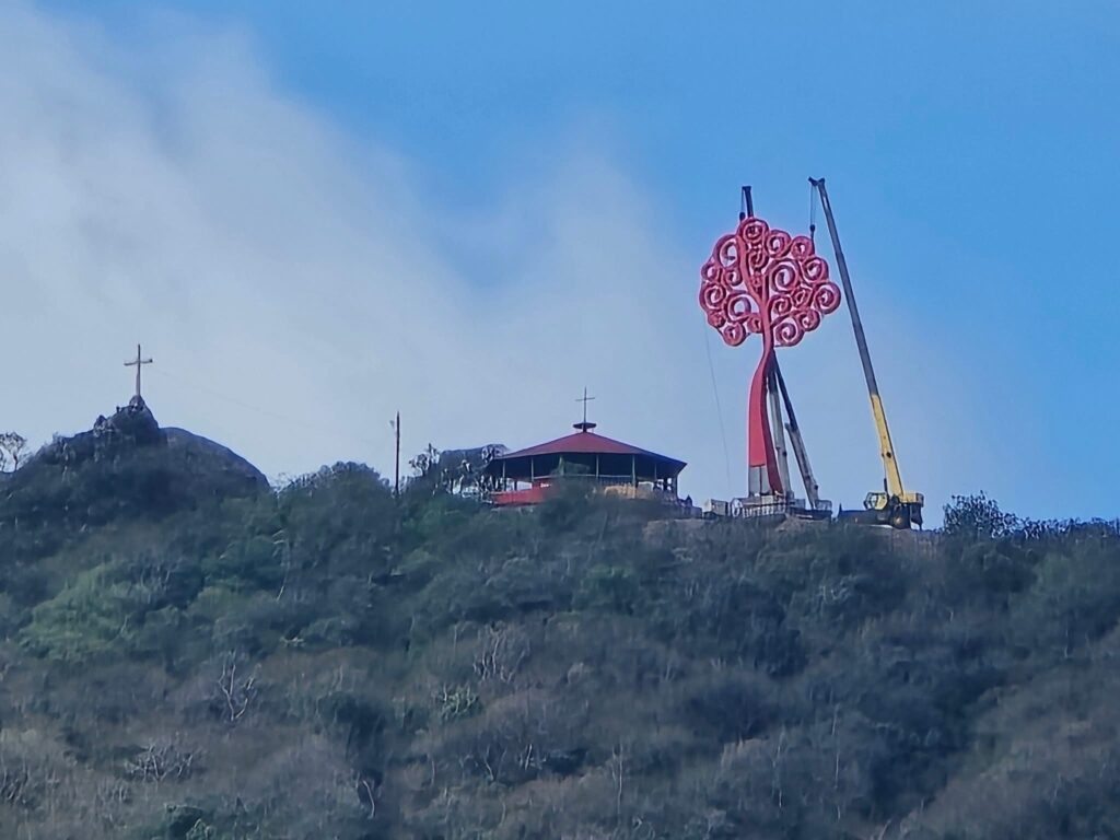 Nicaragüenses en redes sociales rechazan la instalación de un «árbol de la vida» en Jinotega: «Es un gasto innecesario»