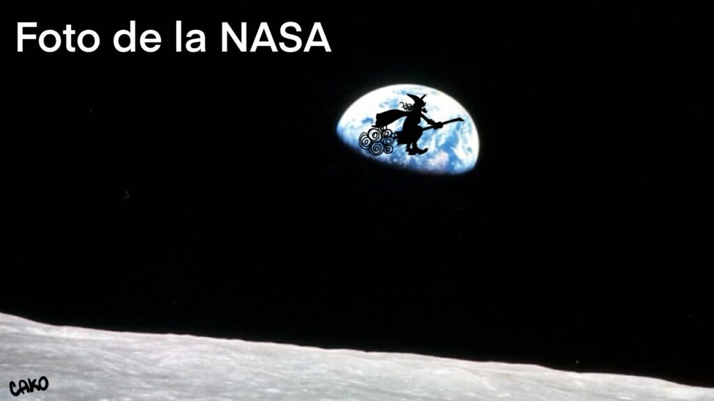 La Caricatura: De la NASA. Hacele zoom
