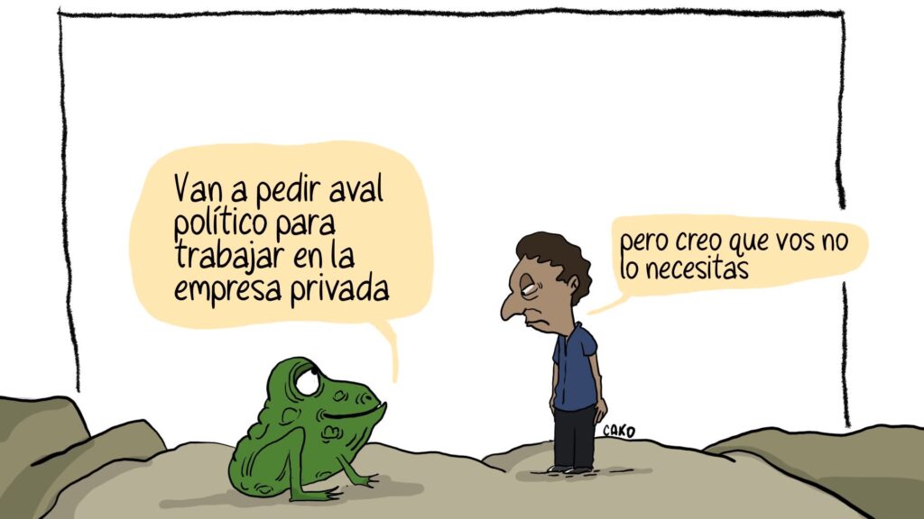 La Caricatura: Aval político