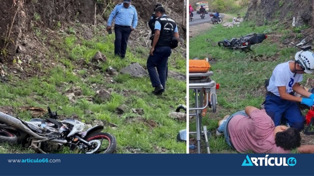 Adolescente fallece en accidente de moto en carretera hacia Estelí