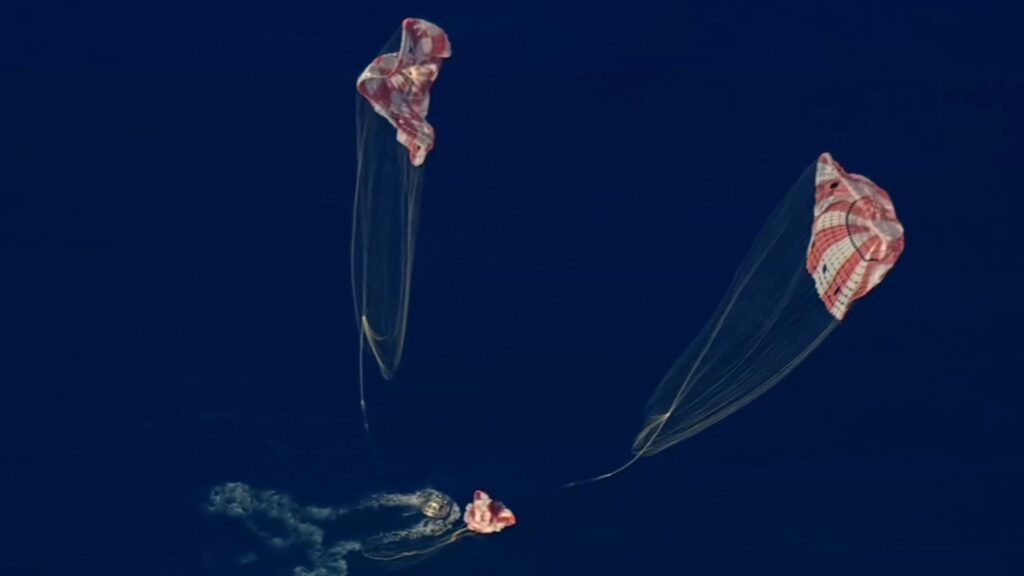 Astronautas de Artemis II amerizaron en océano Pacífico
