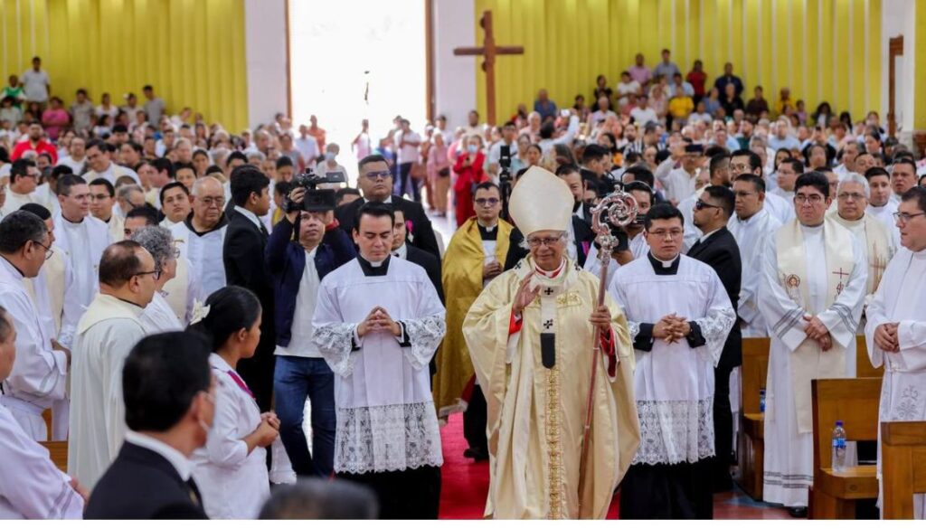 Por esta razón las diócesis del norte de Nicaragua no celebraron misa crismal este jueves santo