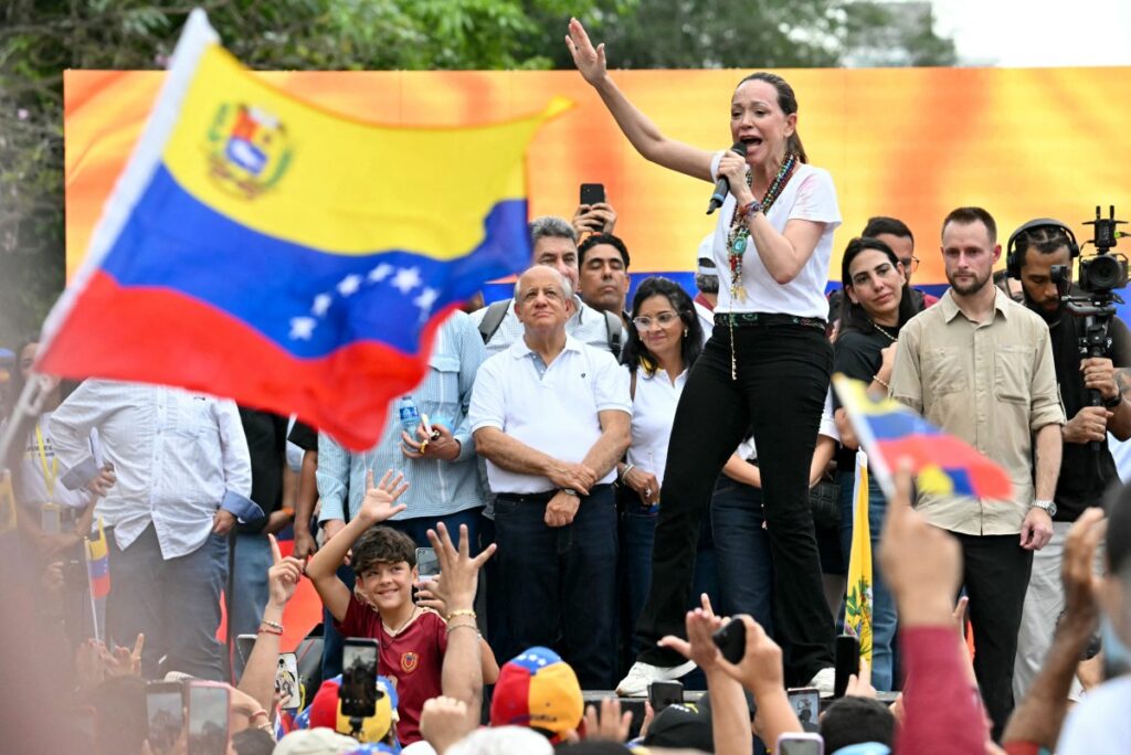 María Corina Machado y sus aliados dentro de Venezuela definen hoja de ruta en Panamá