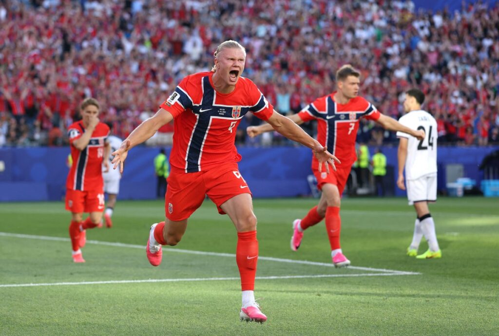 Noruega vence 4-1 a Irak con doblete de Haaland en su bautizo mundialista