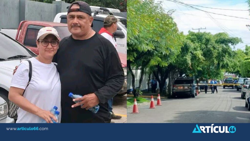 Femicidio en Managua: hombre asesina a expareja a balazos frente a un tribunal