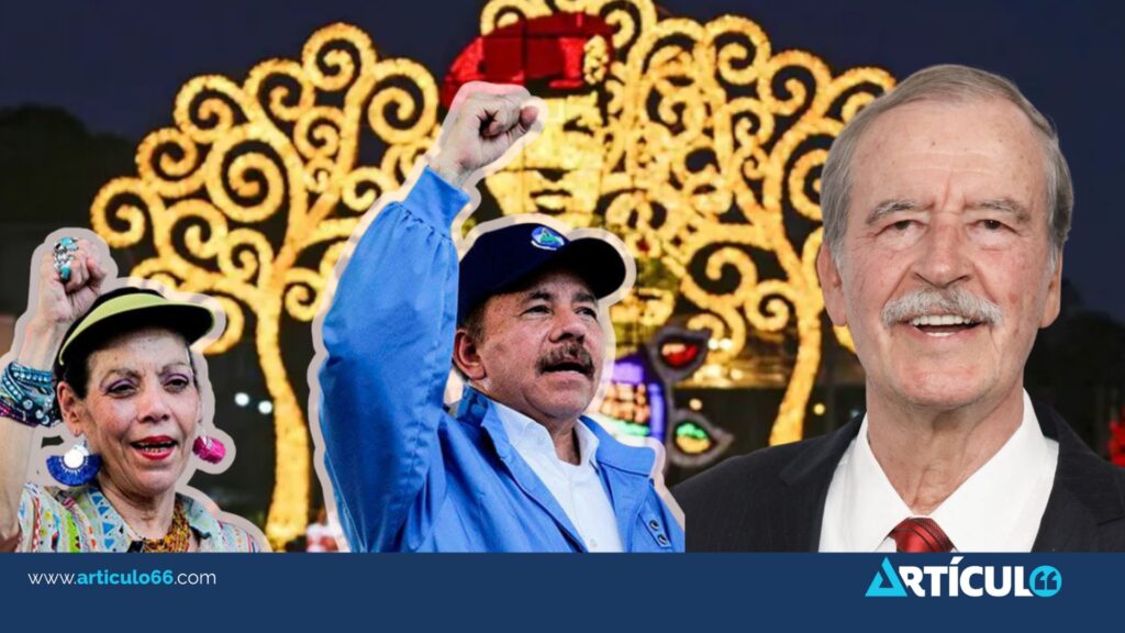 Expresidente de México Vicente Fox pide derrotar a Daniel Ortega para que Nicaragua «recupere su dignidad»