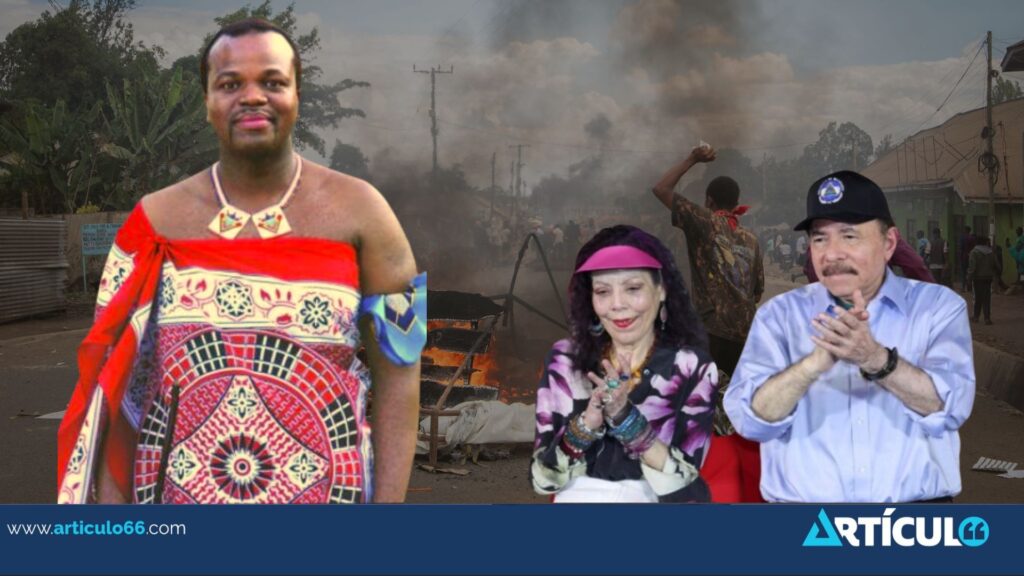Ortega, aislado, afianza vínculos con Esuatini, una pequeña monarquía africana absolutista
