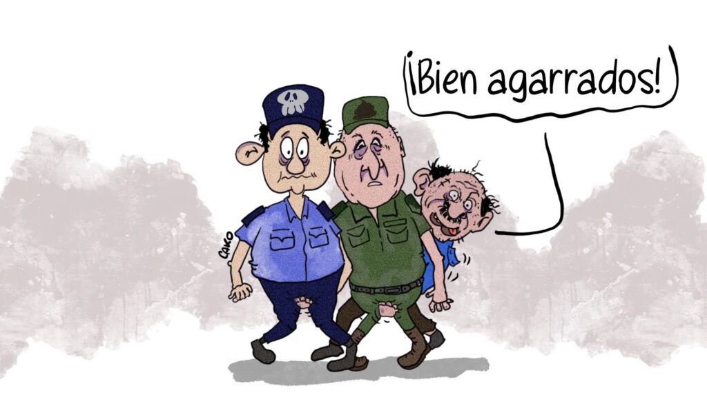 La Caricatura: Agarrados