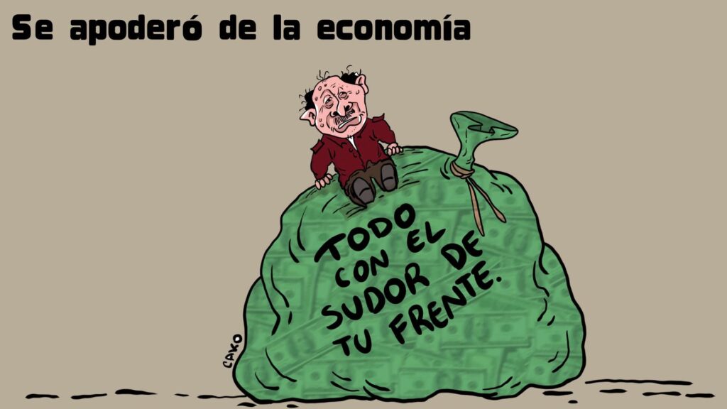 La Caricatura: Manejando la economía