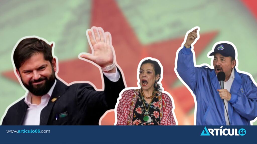 Gabriel Boric y más de 200 figuras de izquierda rechazan al régimen de Ortega y Murillo
