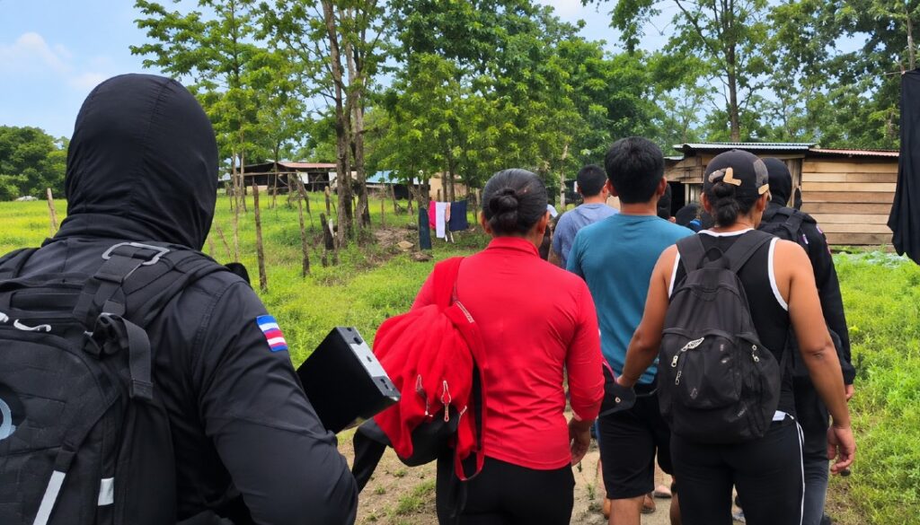 Costa Rica detiene a 21 nicaragüenses durante operativo contra la minería ilegal en Crucitas
