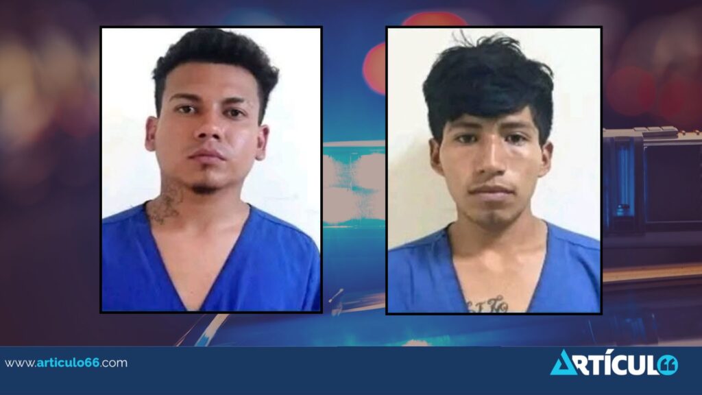 Capturan a dos hombres como presuntos sospechosos del crimen de un joven durante un robo en Estelí