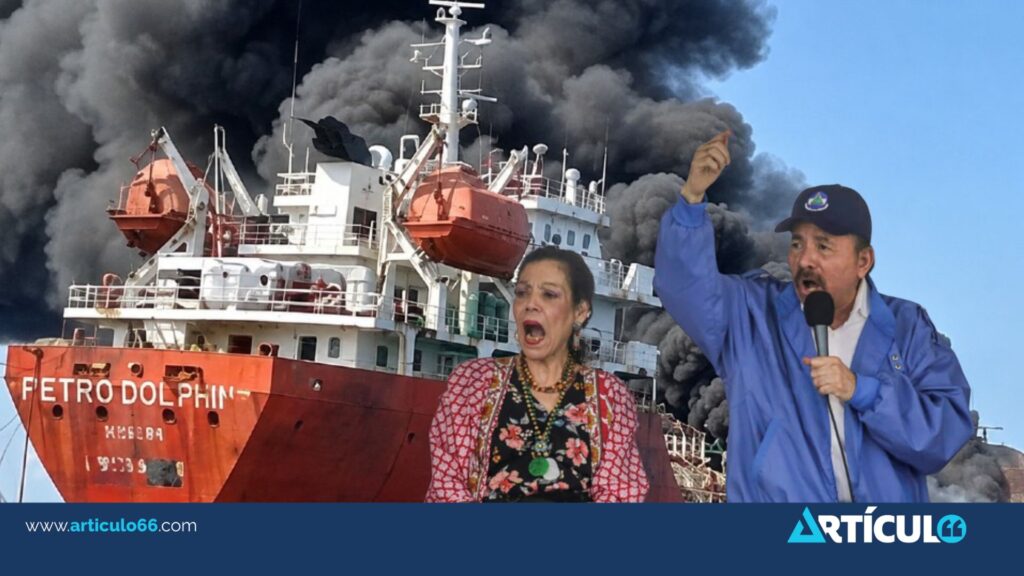 Régimen de Ortega niega vínculo con petrolero atacado con dron en Omán